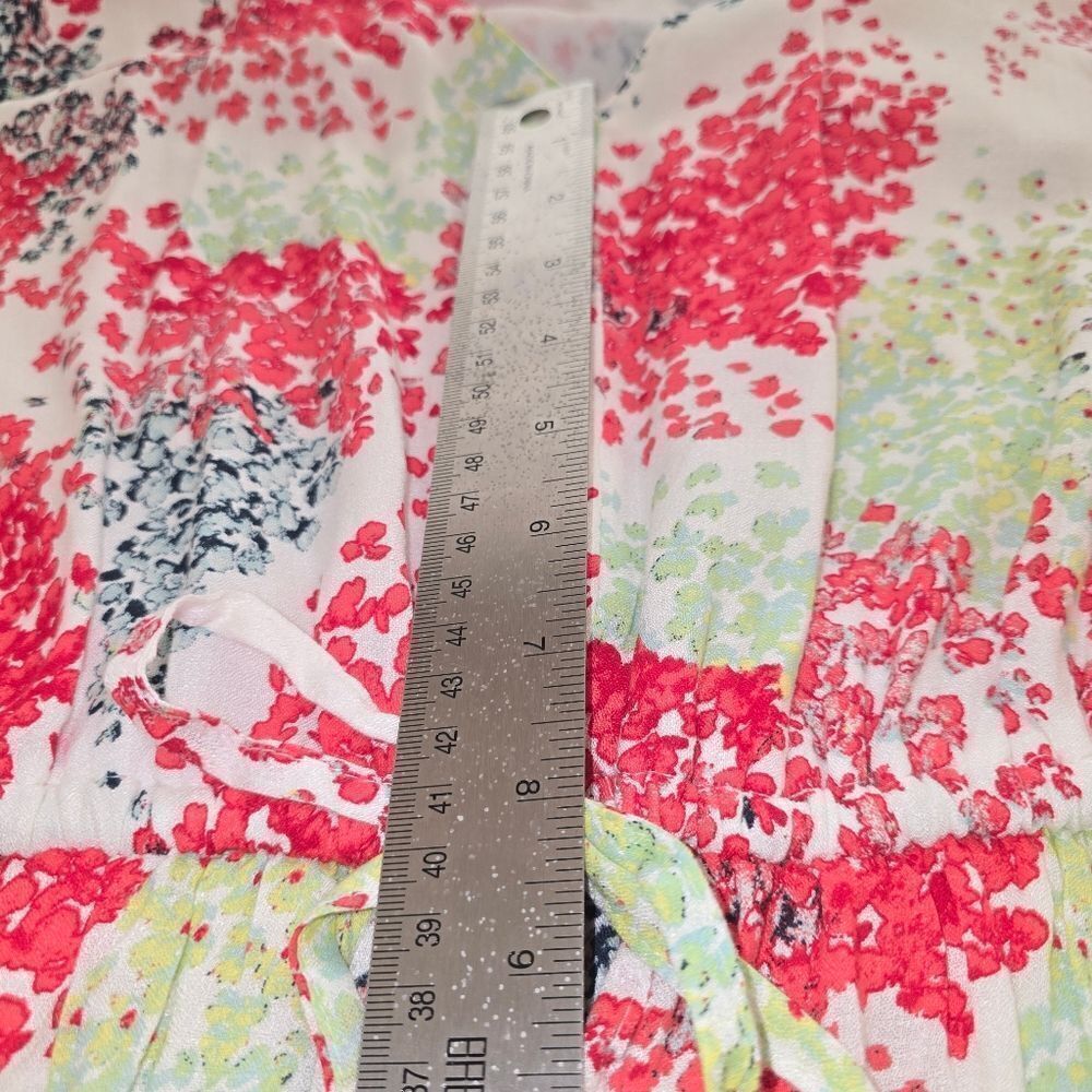 LUCKY BRAND Floor Length Floral Boho Sleeveless Dress. - Picture 8 of 11